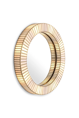 Antique Brass Artisan Mirror | Mirror Monari | Oroa.com