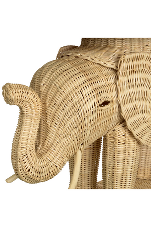 Rattan Sculptural Side Table | Eichholtz Elephant | Oroa.com