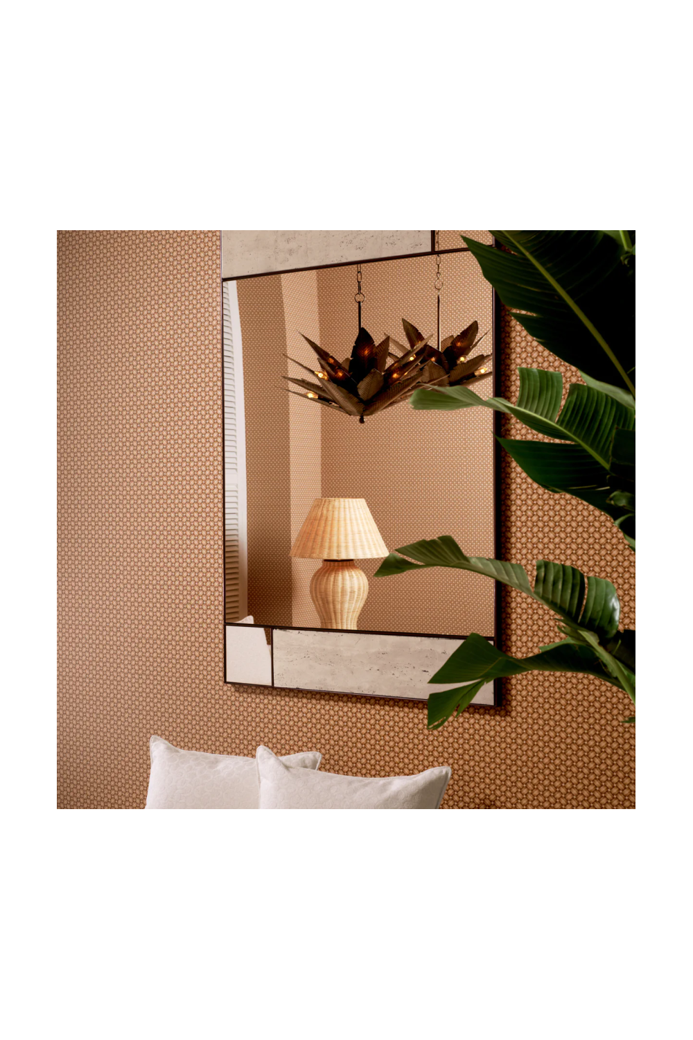 Travertine Bronze Wall Mirror | Eichholtz Cosimo