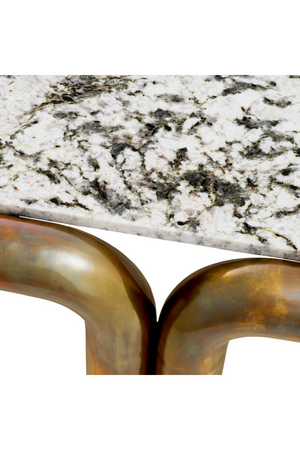 Vintage Brass Leg Coffee Table | Eichholtz Sunwood | Oroa.com