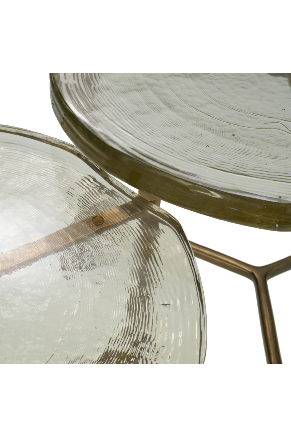Frosted Glass Coffee Table Set (3) | Eichholtz Baldovini | Oroa.com