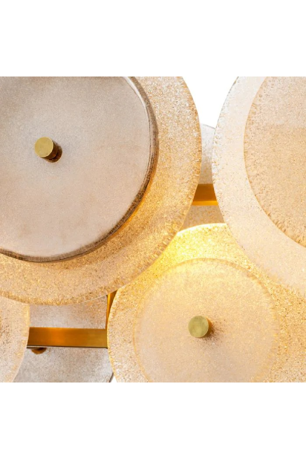 Sugared Glass Linear Chandelier | Eichholtz Hyde | Oroa.com