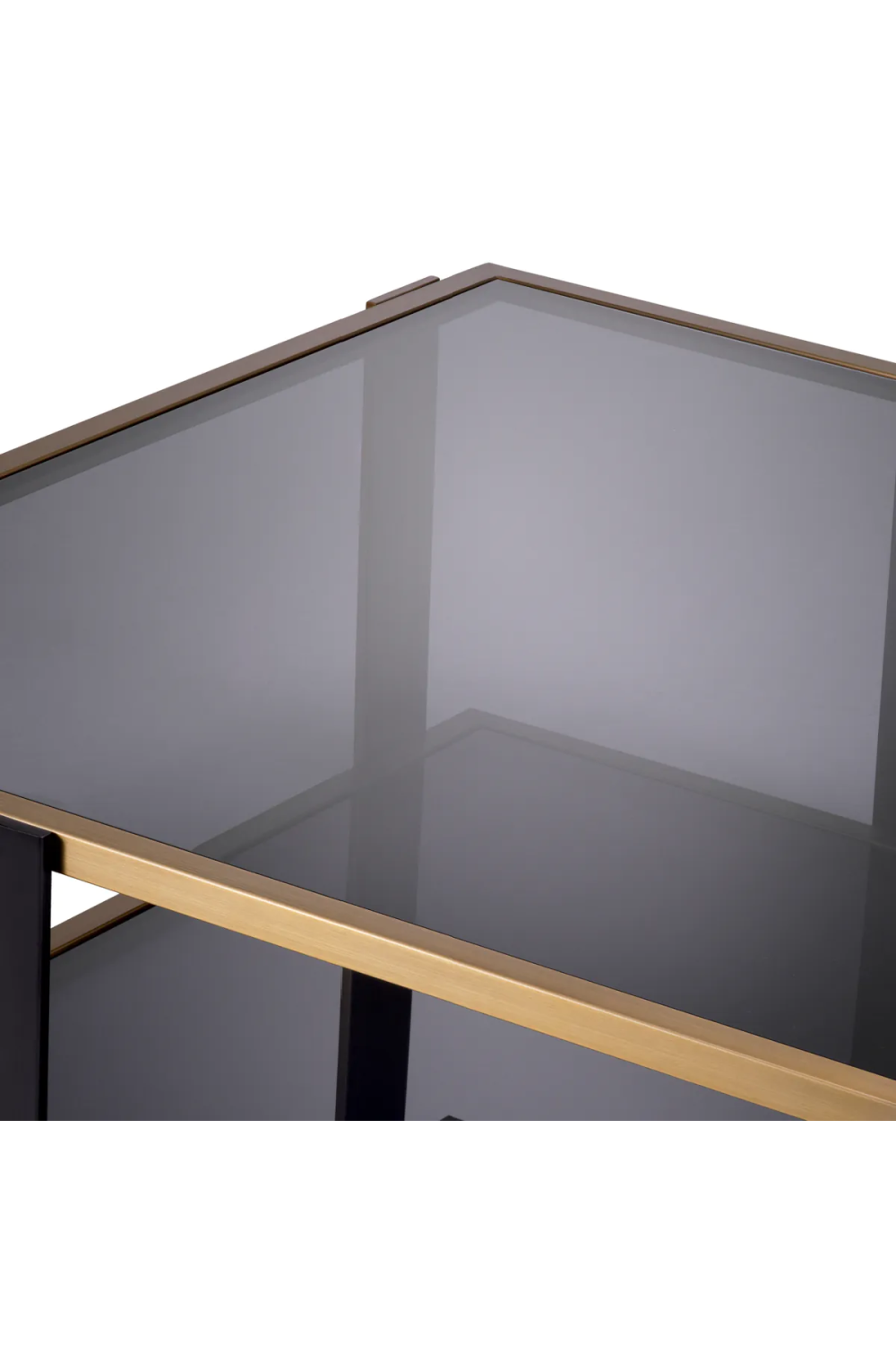 Square Black Glass Coffee Table | Eichholtz Clio | Oroa.com