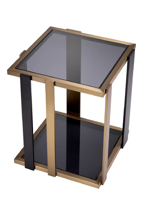 Black Glass Side Table | Eichholtz Clio | Oroa.com