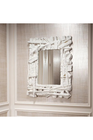 Matte White Mirror | Eichholtz Masonic | Oroa.com
