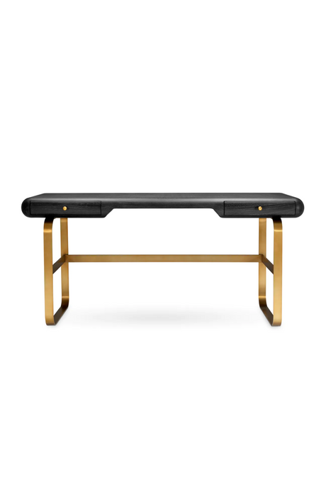 Gray Oak 2-Drawer Desk | Eichholtz Nathaniel | Oroa.com