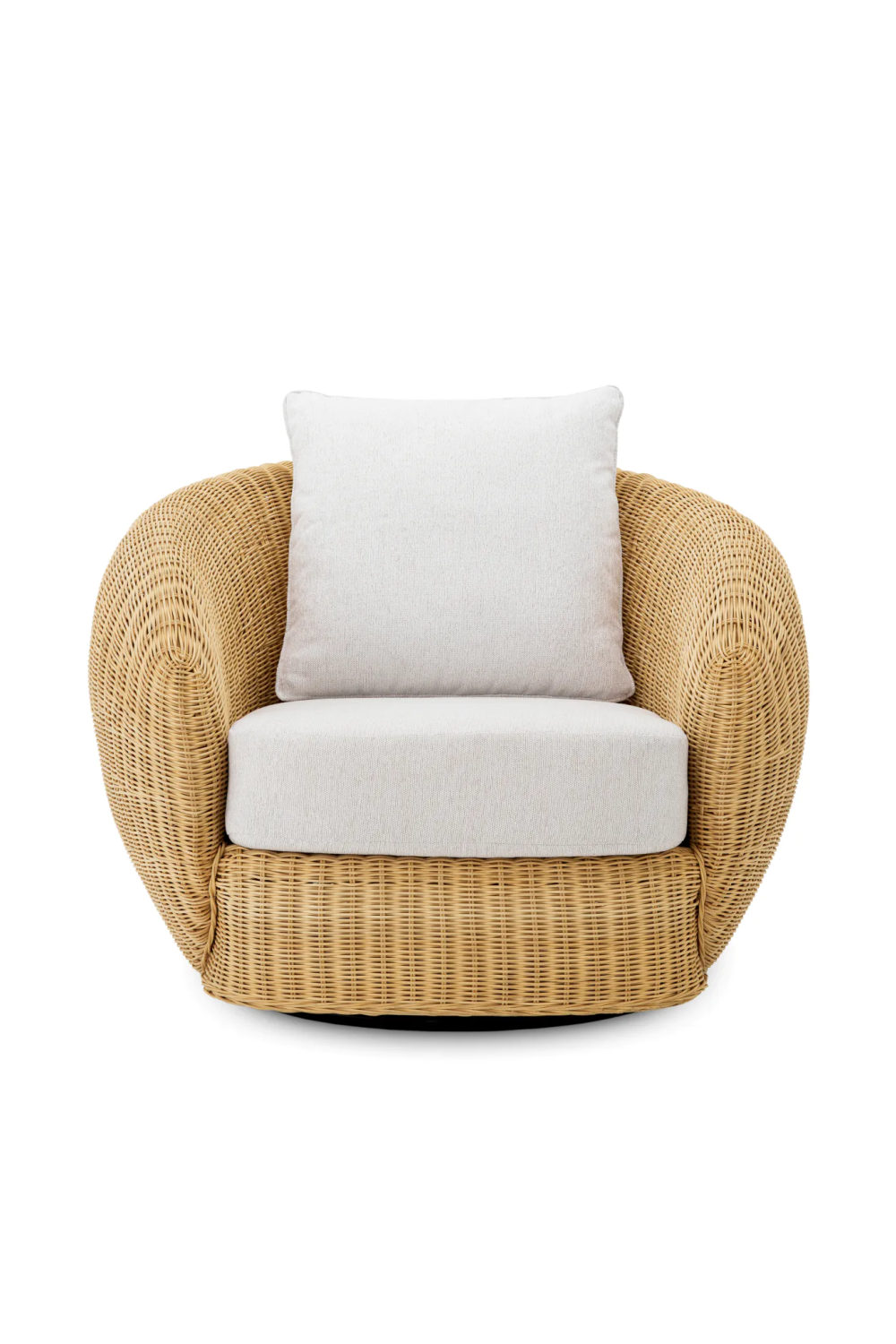 Curved Natural Rattan Chair | Eichholtz Rafael | Oroatrade.com