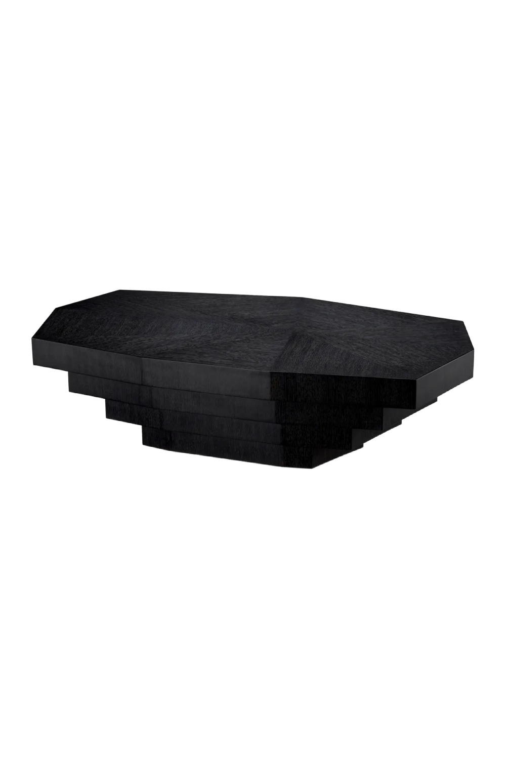 Black Oak Geometrical Coffee Table | Eichholtz Vezio | Oroa.com