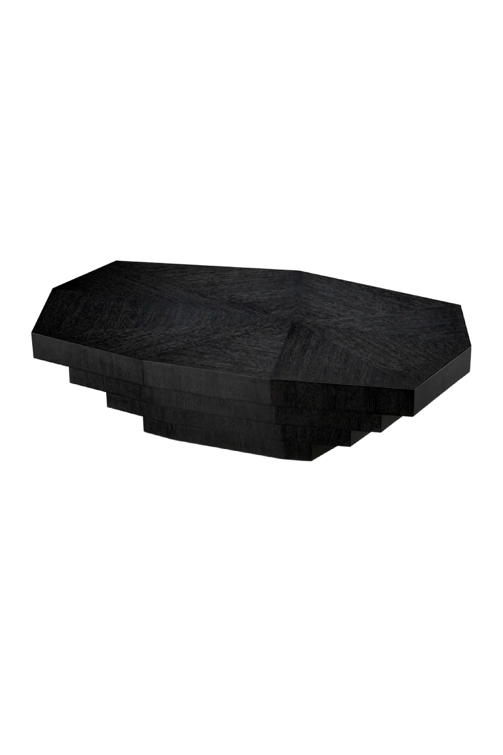 Black Oak Geometrical Coffee Table | Eichholtz Vezio | Oroa.com