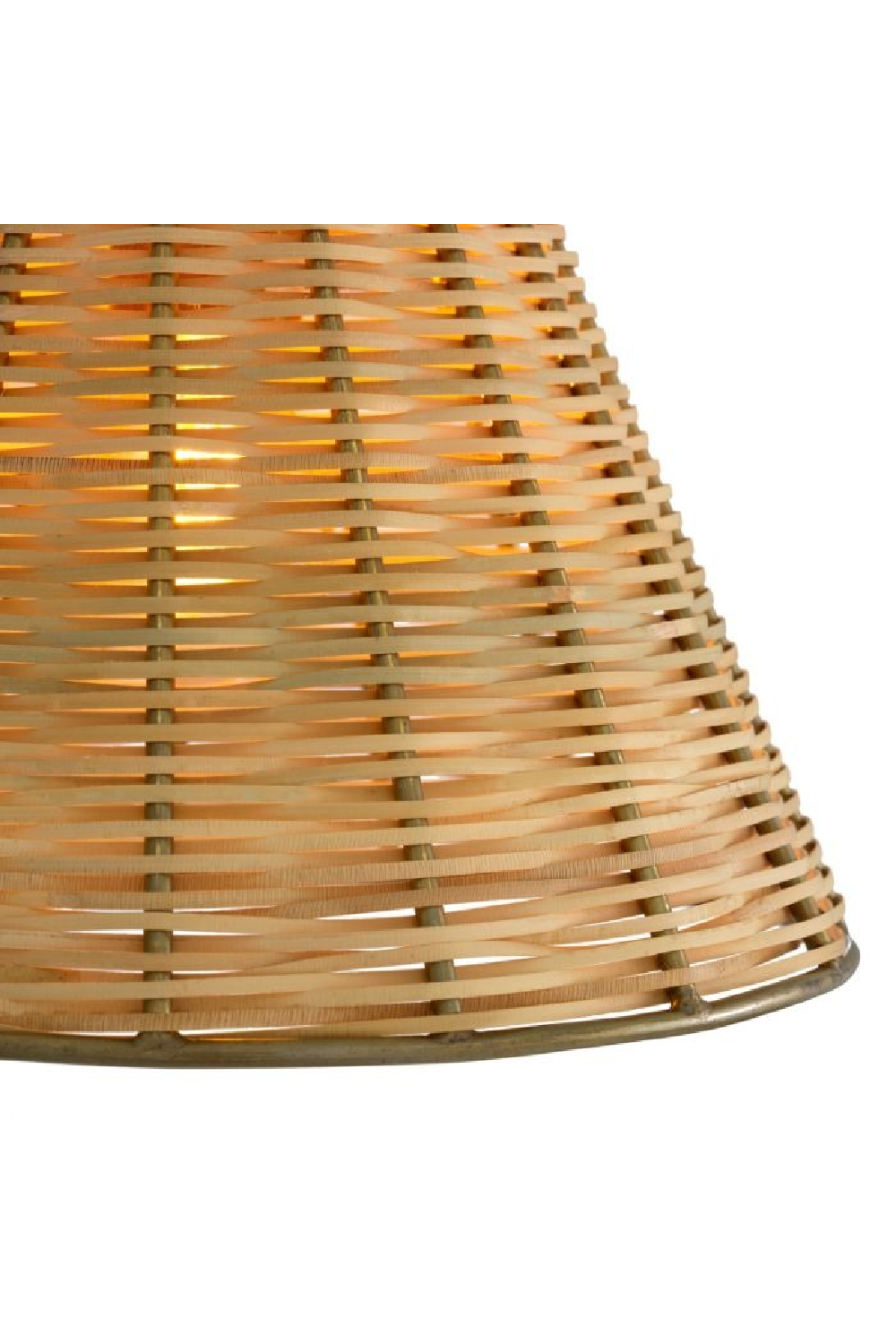 Conical Rattan Wall Lamp | Eichholtz Kon Tiki | Oroa.com