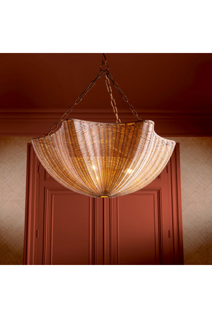 Natural Rattan Chandelier | Eichholtz Los Palmos | Oroa.com