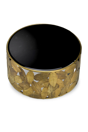 Black Beveled Glass Coffee Table | Eichholtz Botanico | Oroa.com