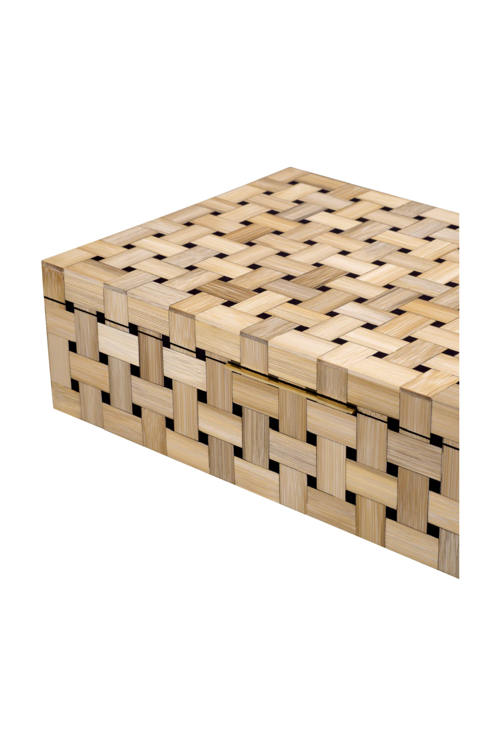 Rectangular Marquetry Pattern Box | Eichholtz Girona | Oroa.com