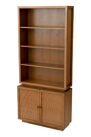 Rattan Door Oak Cabinet | Eichholtz Borchard | Oroa.com