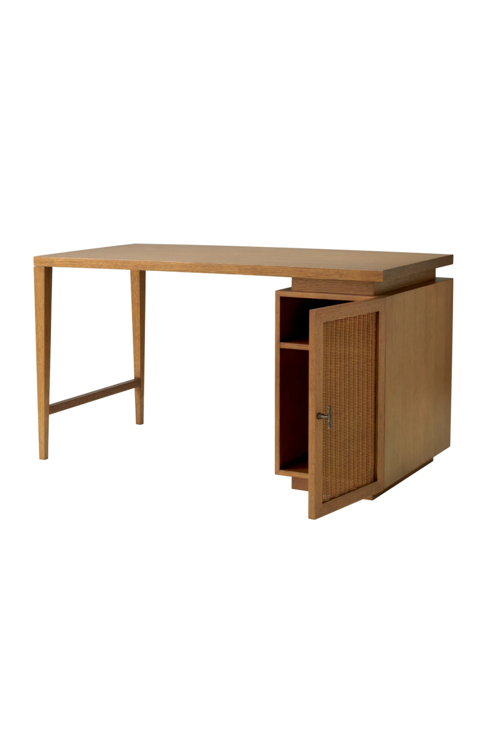 Rattan Door Wooden Desk | Eichholtz Borchard | Oroa.com