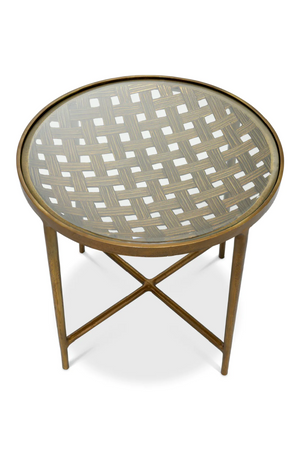 Woven Design Side Table | Eichholtz Sorrento | Oroa.com