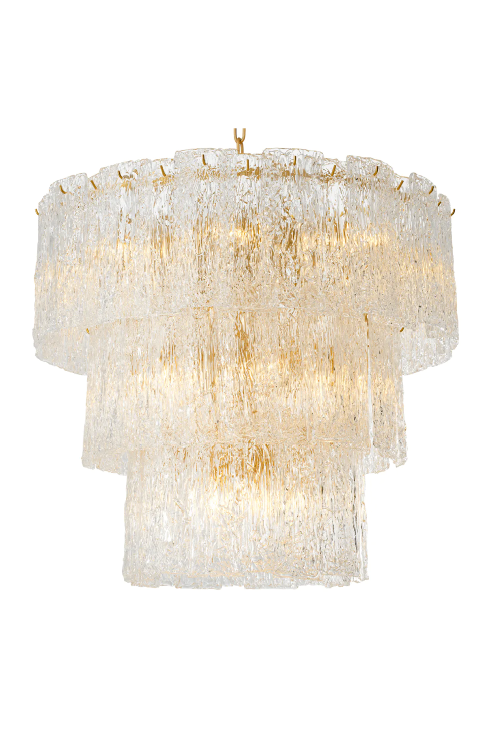 Glass Layered Chandelier | Eichholtz Almeria  | Oroatrade.com 