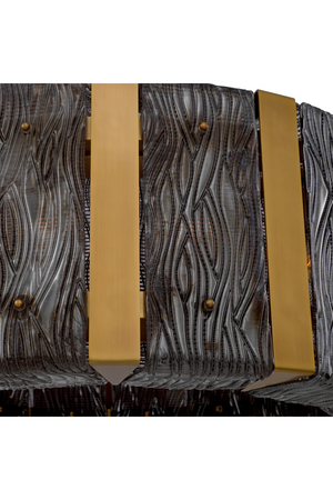 Textured Glass Panel Chandelier | Eichholtz Elysian | Oroa.com