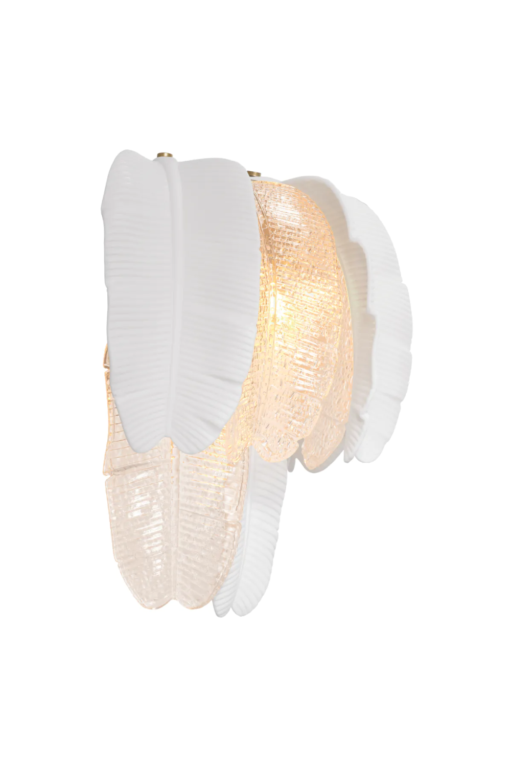 Palm Textured Glass Wall Lamp | Eichholtz Saint Lucia | Oroatrade.com