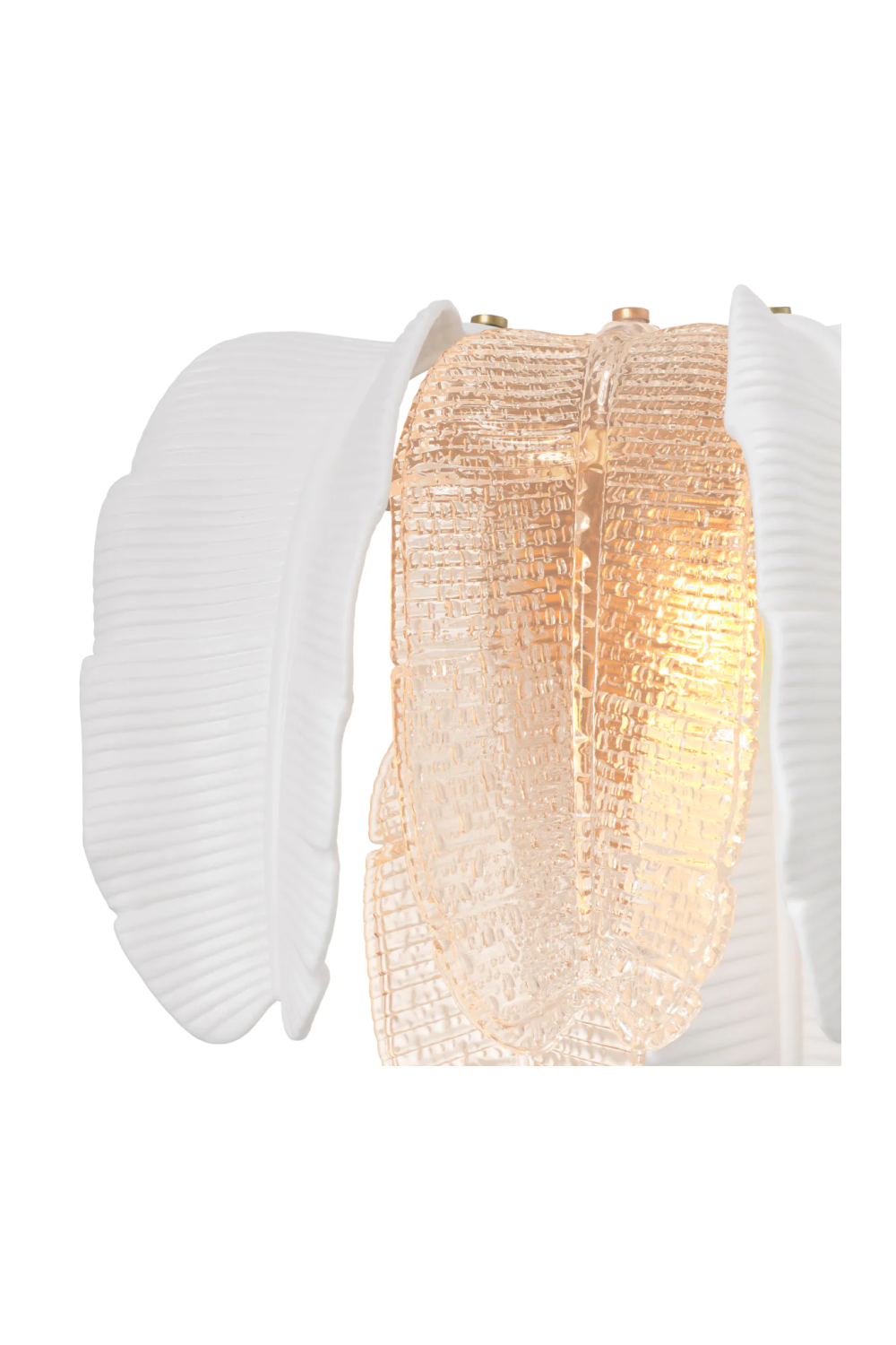 Palm Textured Glass Wall Lamp | Eichholtz Saint Lucia | Oroatrade.com