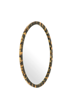 Natural Horn Oval Mirror XL | Eichholtz Saint Jerome | Oroa.com