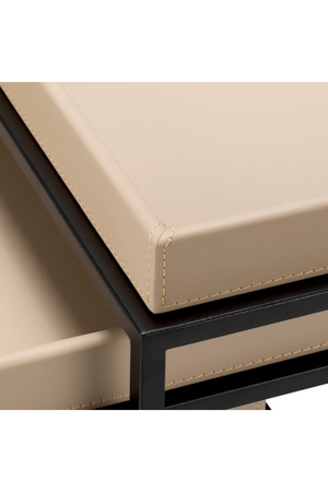 Leather Tray Top Side Tables (3) | Eichholtz Léonard | Oroa.com