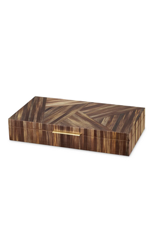 Straw Marquetry Box | Eichholtz Harvard | Oroa.com
