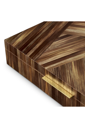 Straw Marquetry Box | Eichholtz Harvard | Oroa.com