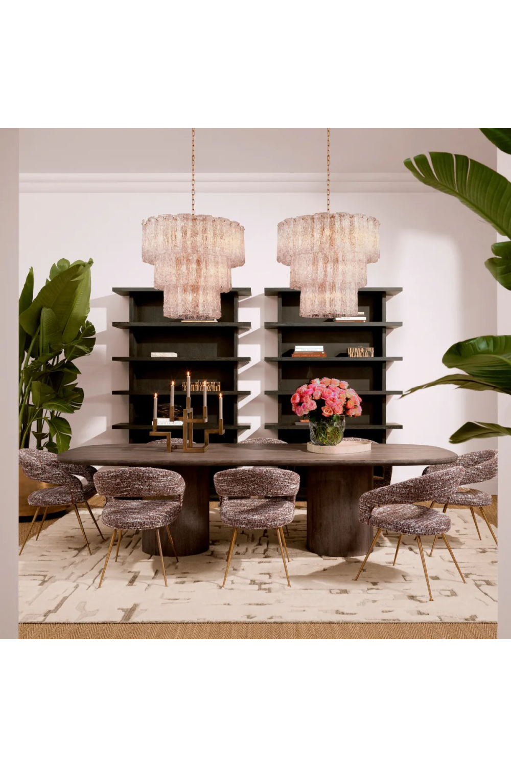 Brown Wooden Dining Table | Eichholtz Glenmont | Oroa.com