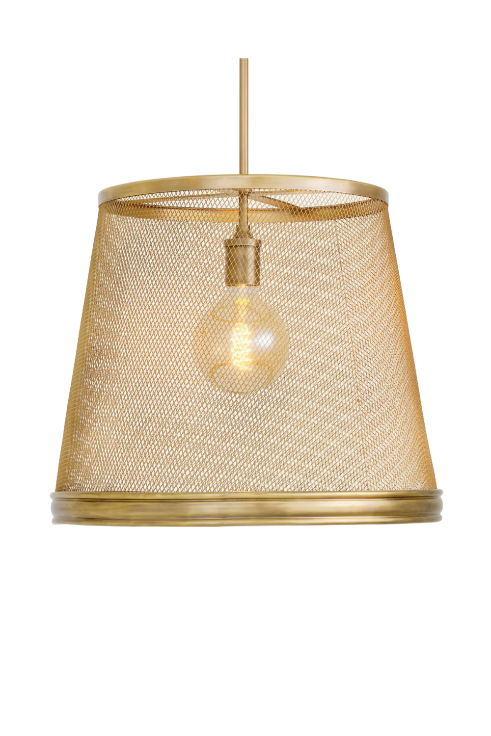 Vintage Brass Mesh Pendant Light | Eichholtz Colindale | Oroa.com