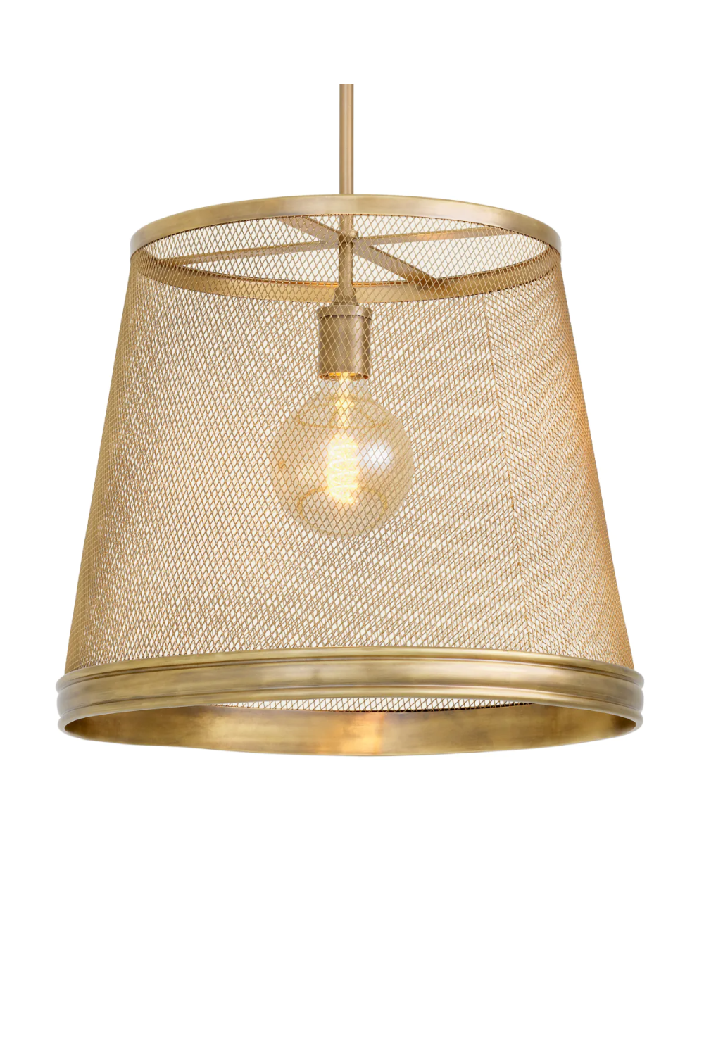 Vintage Brass Mesh Pendant Light | Eichholtz Colindale | Oroa.com