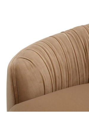 Brown Pleated Sofa | Eichholtz Jameson | Oroa.com