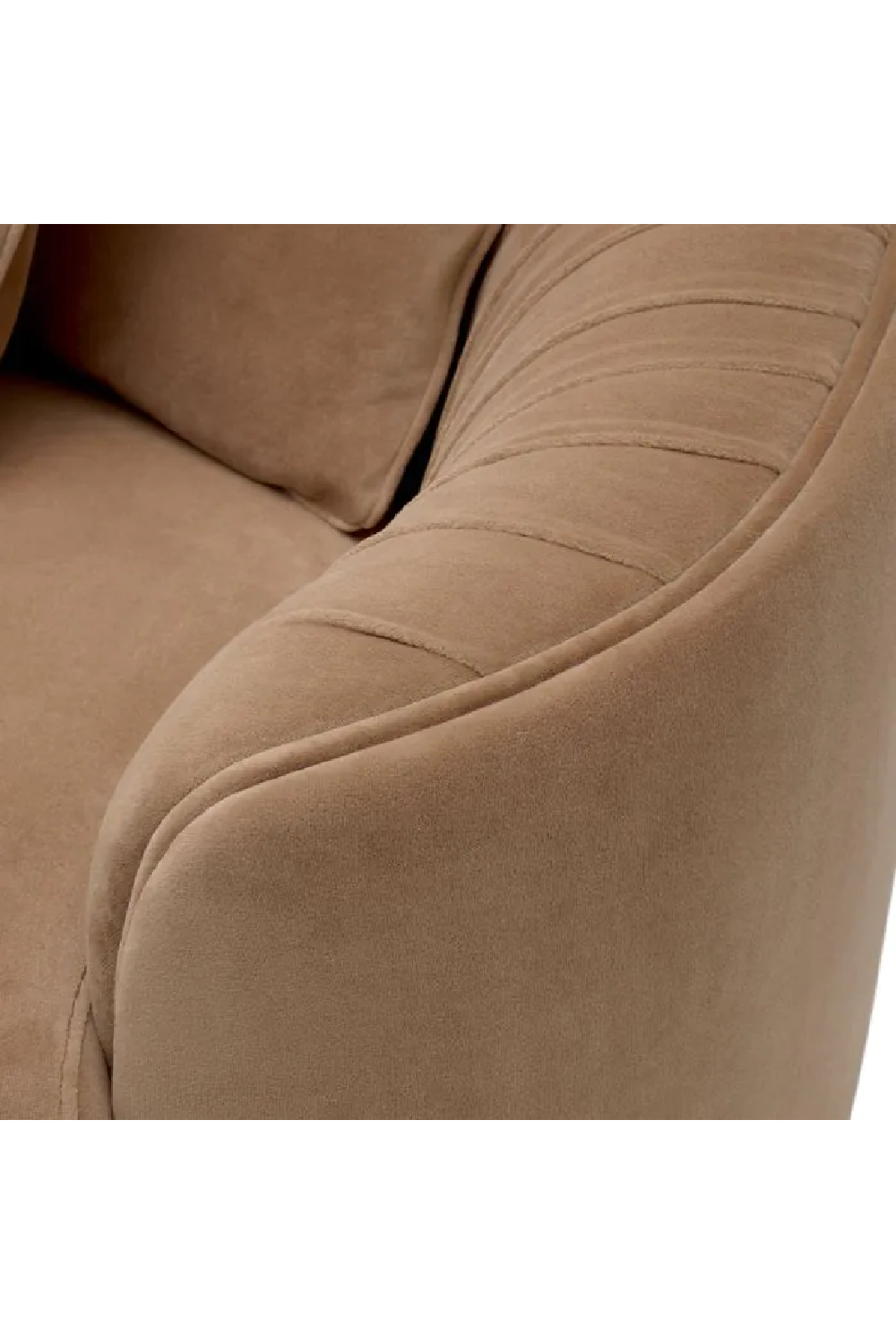 Brown Pleated Sofa | Eichholtz Jameson | Oroa.com