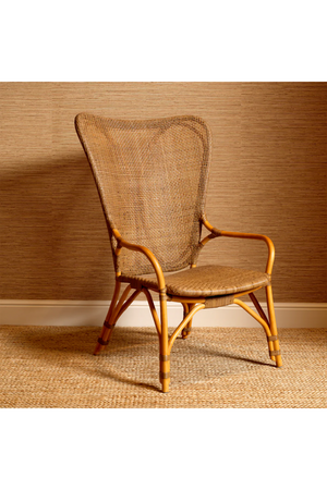 High-Back Rattan Lounge Chair | Eichholtz Colony | Oroa.com