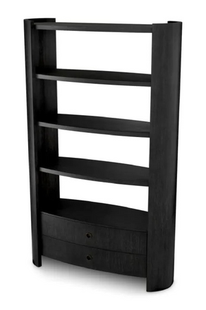 Black Oak 2-Drawer Shelf Cabinet | Eichholtz Splendora | Oroa.com