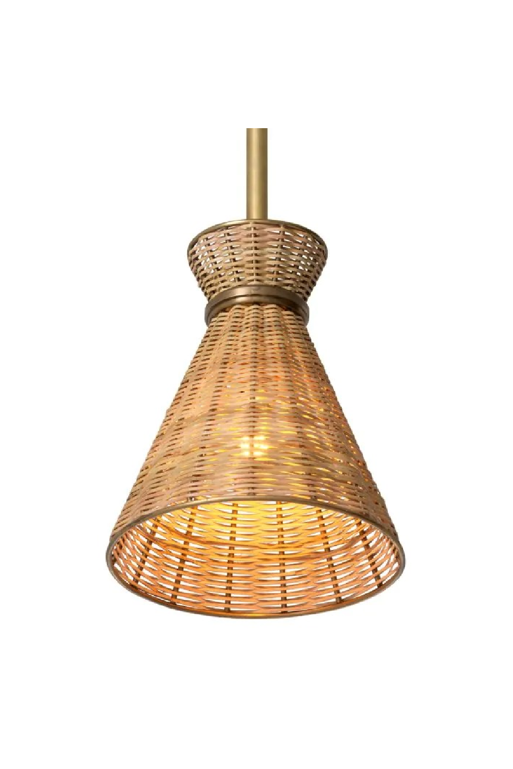 Conical Rattan Pendant Lamp | Eichholtz Kon Tiki | Oroa.com