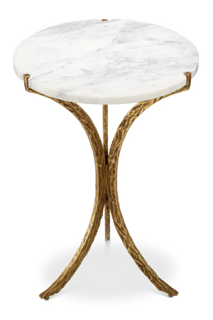 Vintage Brass Base Side Table | Eichholtz Emmeline | Oroa.com