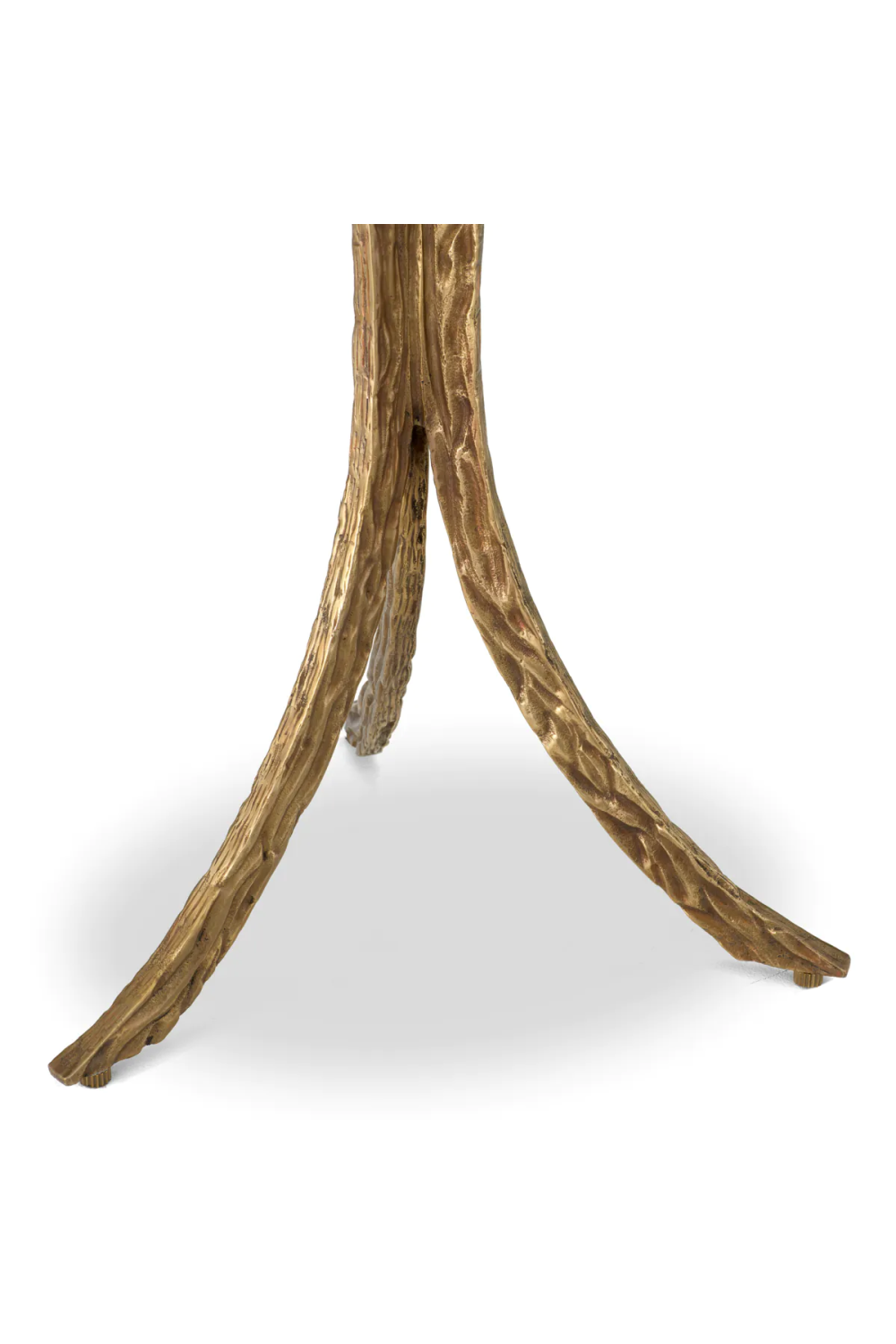 Vintage Brass Base Side Table | Eichholtz Emmeline | Oroa.com