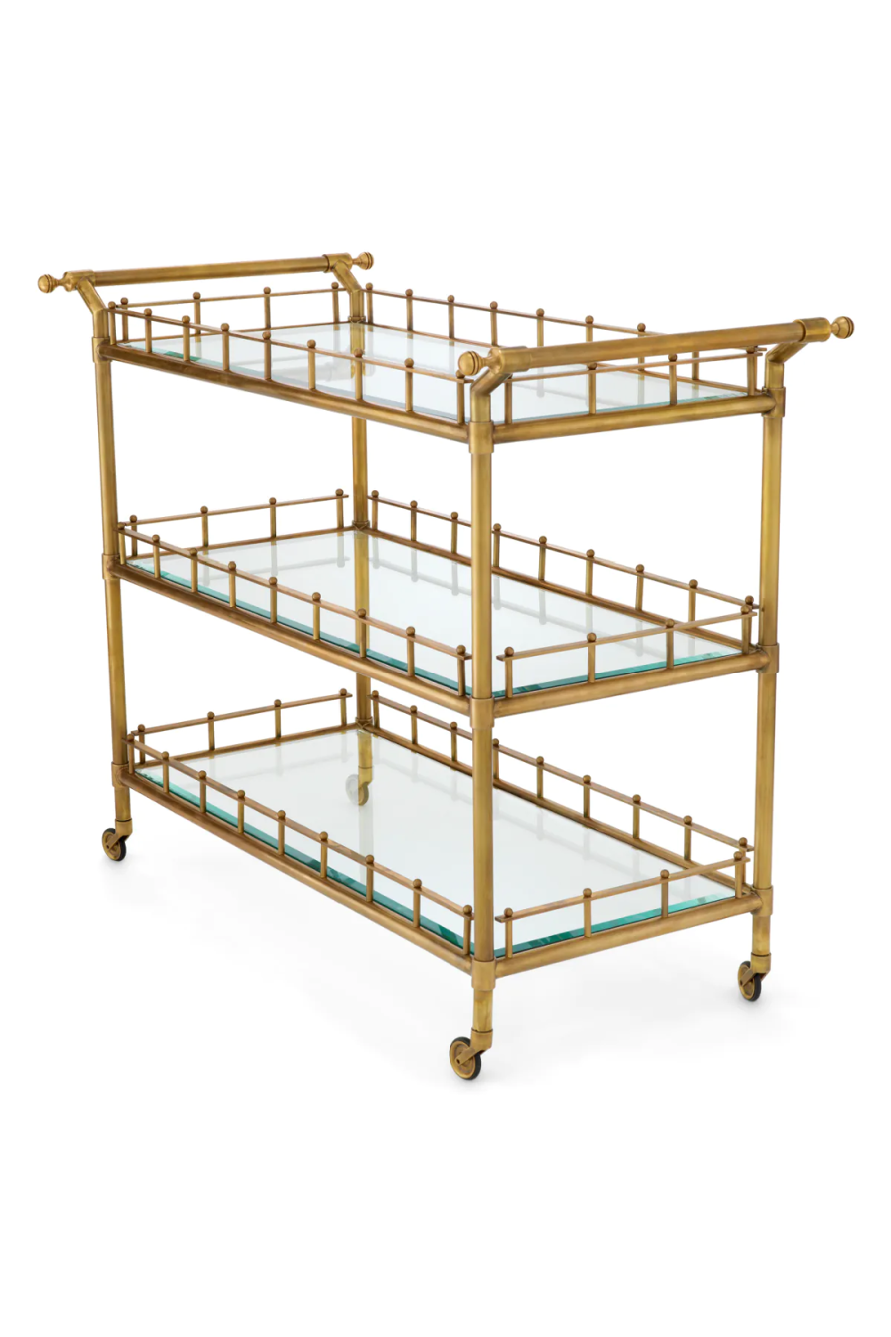 Vintage Brass Trolley | Eichholtz Scarlett | Oroa.com