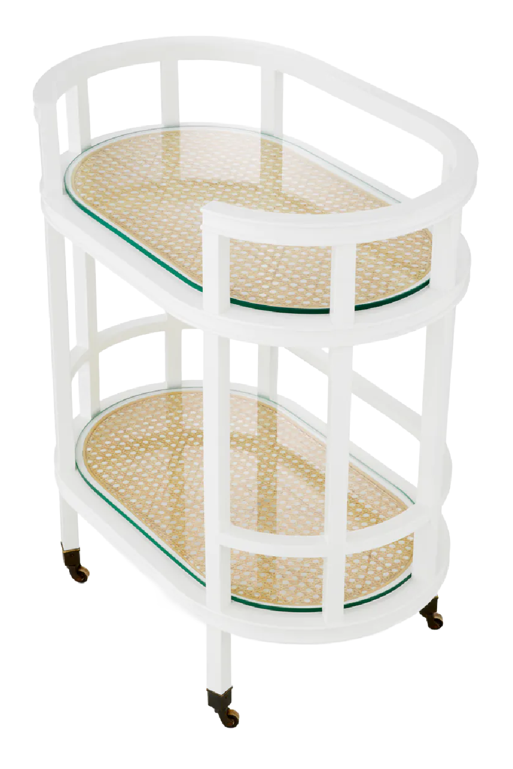 Natural Cane Oblong Trolley | Eichholtz Bahamas | Oroa.com