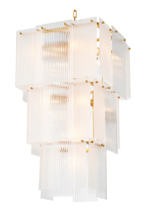 Frosted Glass Tiered Chandelier | Eichholtz Giardano | Oroa.com