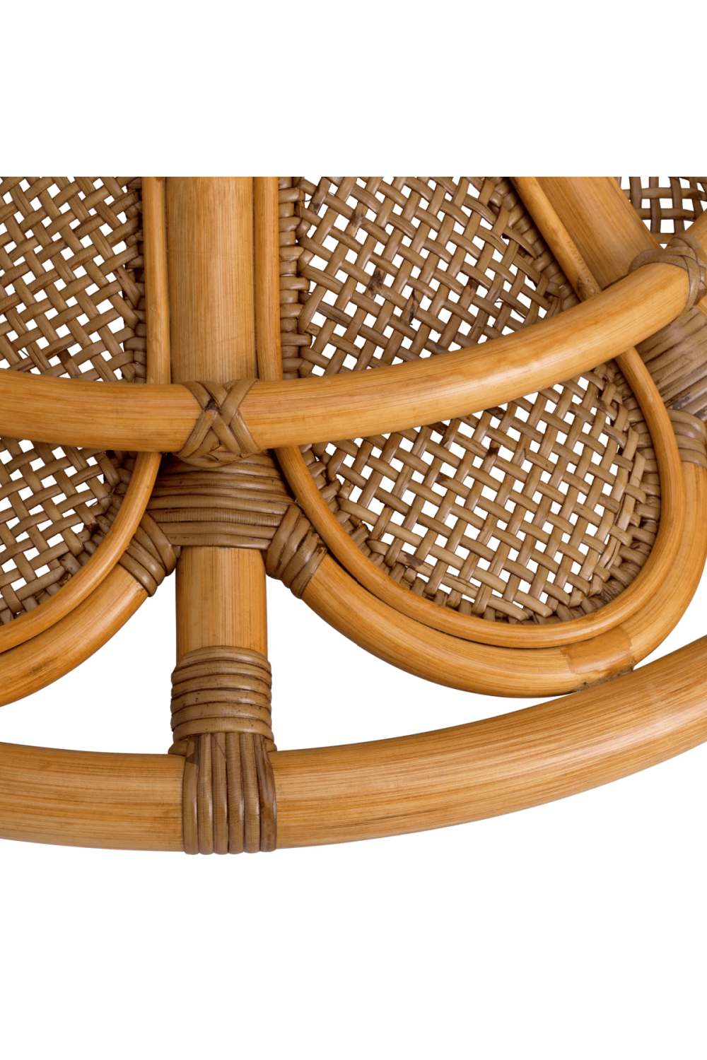 Natural Rattan Pedestal Center Table | Eichholtz Colony | Oroatrade.com