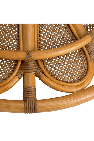 Natural Rattan Pedestal Center Table | Eichholtz Colony | Oroatrade.com