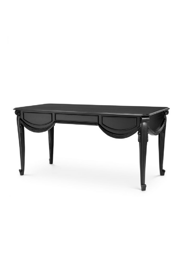 Black Carved Desk | Eichholtz Zafiro | Oroa.com