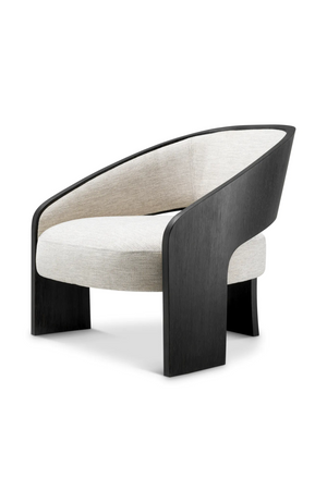 Dark Gray Oak Lounge Chair | Oroa.com