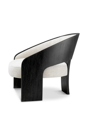 Dark Gray Oak Lounge Chair | Oroa.com