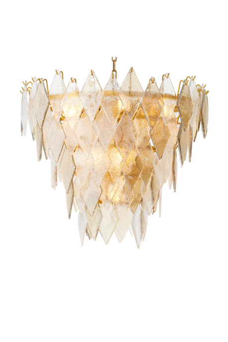 Sugared Glass Chandelier | Eichholtz Rhombus | Oroa.com