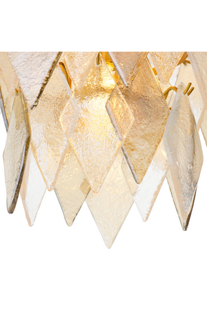 Sugared Glass Chandelier | Eichholtz Rhombus | Oroa.com