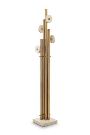 Vintage Brass Coat Rack | Eichholtz Amadorac | Oroa.com
