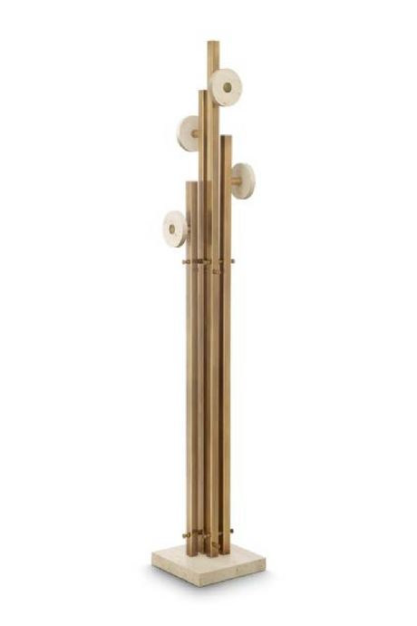 Vintage Brass Coat Rack | Eichholtz Amadorac | Oroa.com